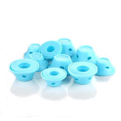 10 τμχ Μαλακό καουτσούκ σιλικόνης Heatless Μαλλιά μπούκλες Twist Hair Rollers Clips Don't Hurt Hair Curls Styling Tools DIY Girl Lady