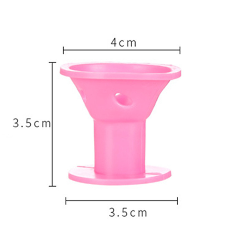 10 τμχ Μαλακό καουτσούκ σιλικόνης Heatless Μαλλιά μπούκλες Twist Hair Rollers Clips Don't Hurt Hair Curls Styling Tools DIY Girl Lady