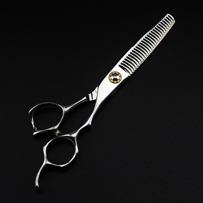 Profesionalne japanske 440c 6'' vrhunske škare s ležajem škare za šišanje brijač Zakrivljene škare za stanjivanje frizerske škare