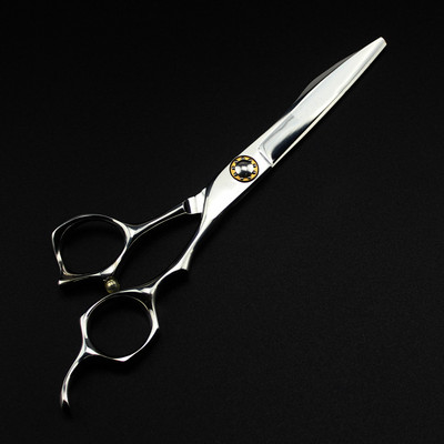 Profesionalne japanske 440c 6'' vrhunske škare s ležajem škare za šišanje brijač Zakrivljene škare za stanjivanje frizerske škare