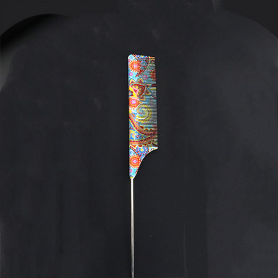 FnLune Water Transfer Професионални гребени за коса Бръснар Фризьорски Четка за подстригване Антистатичен заплитащ се салон Грижа за косата Стайлинг