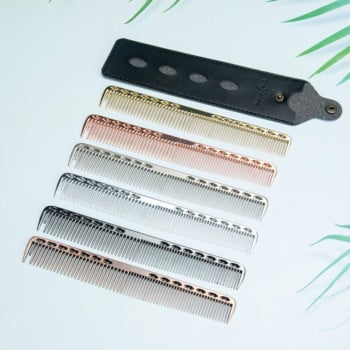 Space Aluminuml Hair Comb Pro Hairdressing Combs расческа за коса Hair Cutting Dying Hair Brush Barber Tools Salon Accessaries