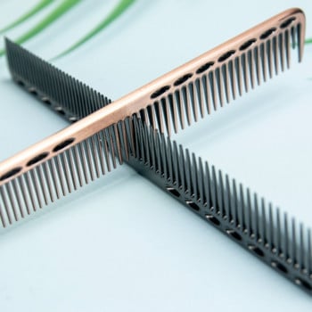 Space Aluminuml Hair Comb Pro Hairdressing Combs расческа за коса Hair Cutting Dying Hair Brush Barber Tools Salon Accessaries