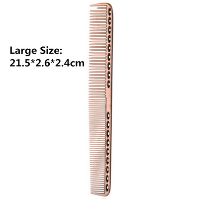 Space Aluminuml Hair Comb Pro Kirpyklos Šukos расческа для волос Plaukų kirpimas Dažymas Plaukų šepetys Kirpėjo įrankiai Salono reikmenys