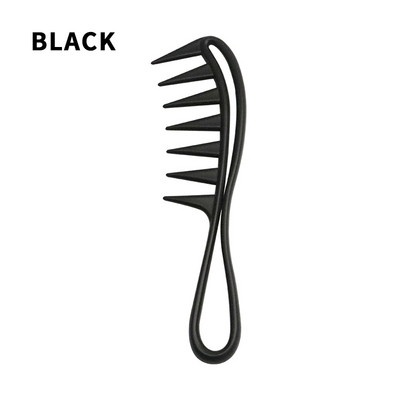 2021-es új Golden Wide Tooth Shark Comb Professzionális Szalon Fodrászat Styling Curling Hajápoló Kefe Fésű