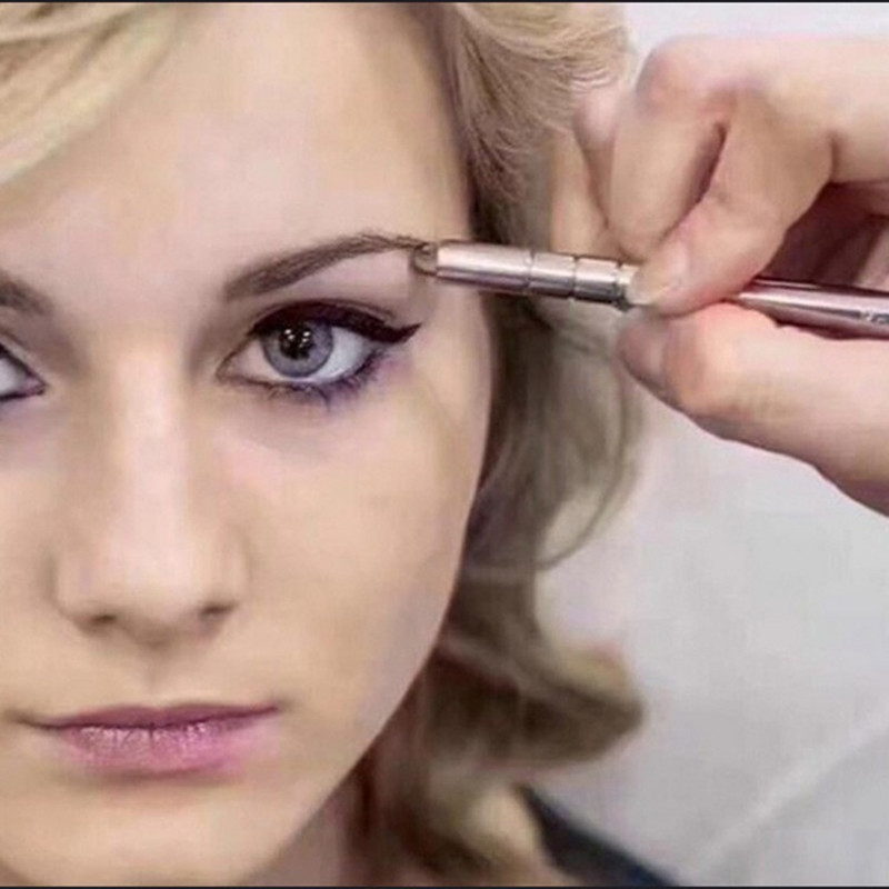 Plaukų formavimo rašiklis + 10 peiliukų profesionali plaukų kirpimo mašinėlė plaukų formavimas antakių skutimas nerti plaukai