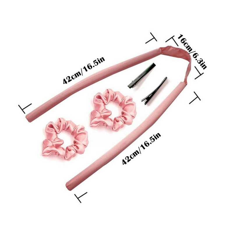 Curling fără căldură Bentita fără căldură Bucle de mătase Panglică Bentita leneșă Role Unelte moi Onduleuri pentru dormit Coafarea părului R3x6