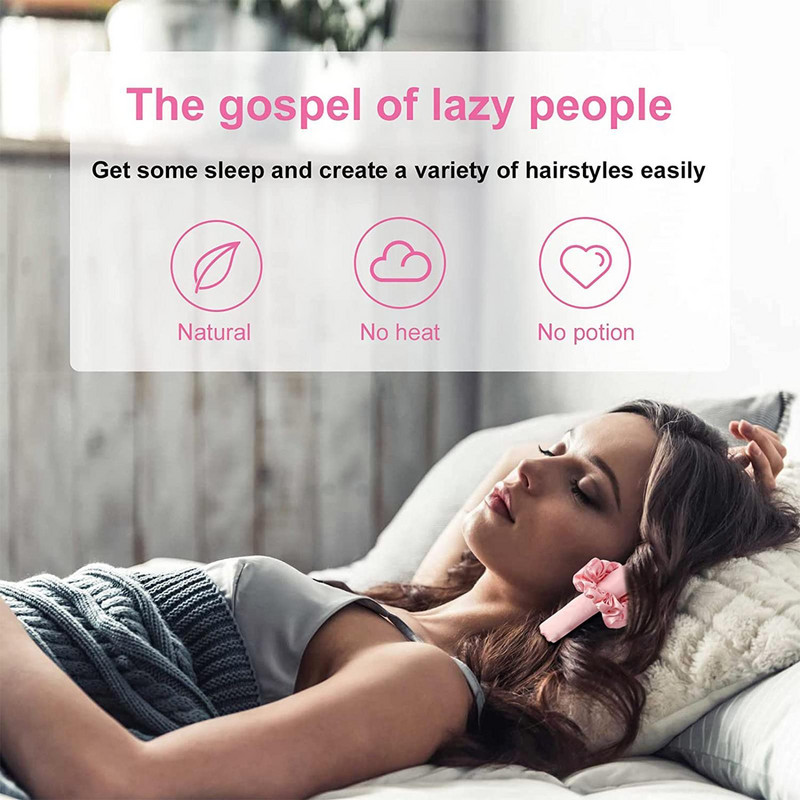 Curling fără căldură Bentita fără căldură Bucle de mătase Panglică Bentita leneșă Role Unelte moi Onduleuri pentru dormit Coafarea părului R3x6