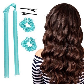 Heatless Curling Rod Headband Rollers Lazy Hair Wave Formers Wet Wavy Bundles No Heat curls Hair Styling Bar Bar μπούκλες бигуди