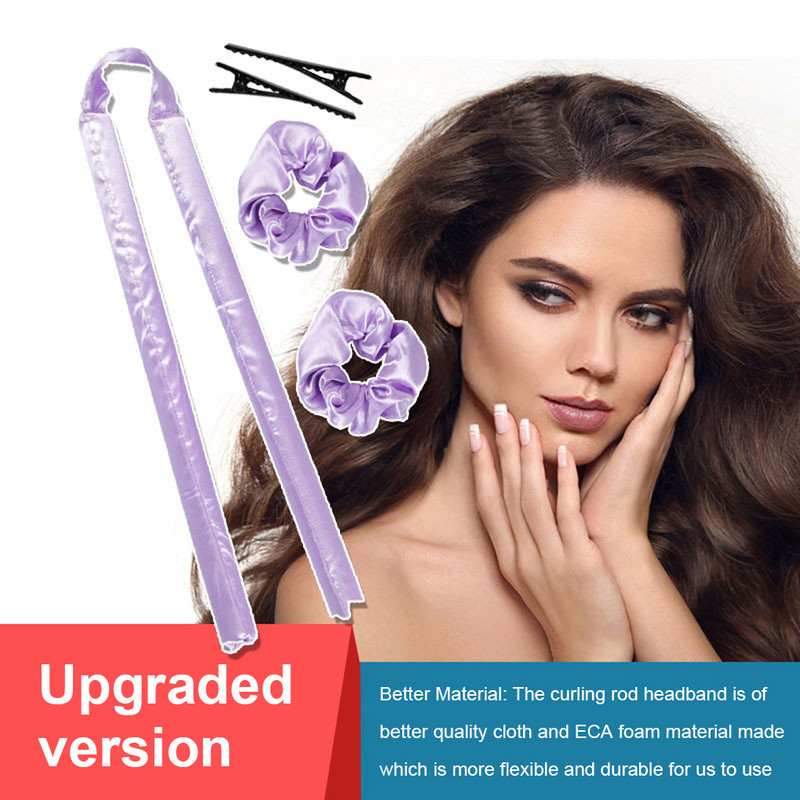 Nekarsējams kērlinga stieņa galvas saite Lazy Hair Rollers Wave Formers Wet Way Bundles Bez karstuma cirtas Matu veidošanas rīki Curl Bar бигуди