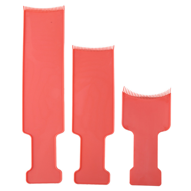 1/3 vnt. Plaukų dažymo dažymo šepetėlių rinkinys Šukų salono aplikatoriaus įrankis „Pasidaryk pats“ dozavimo dažai, plaukų atspalvių lentos formavimo priedai