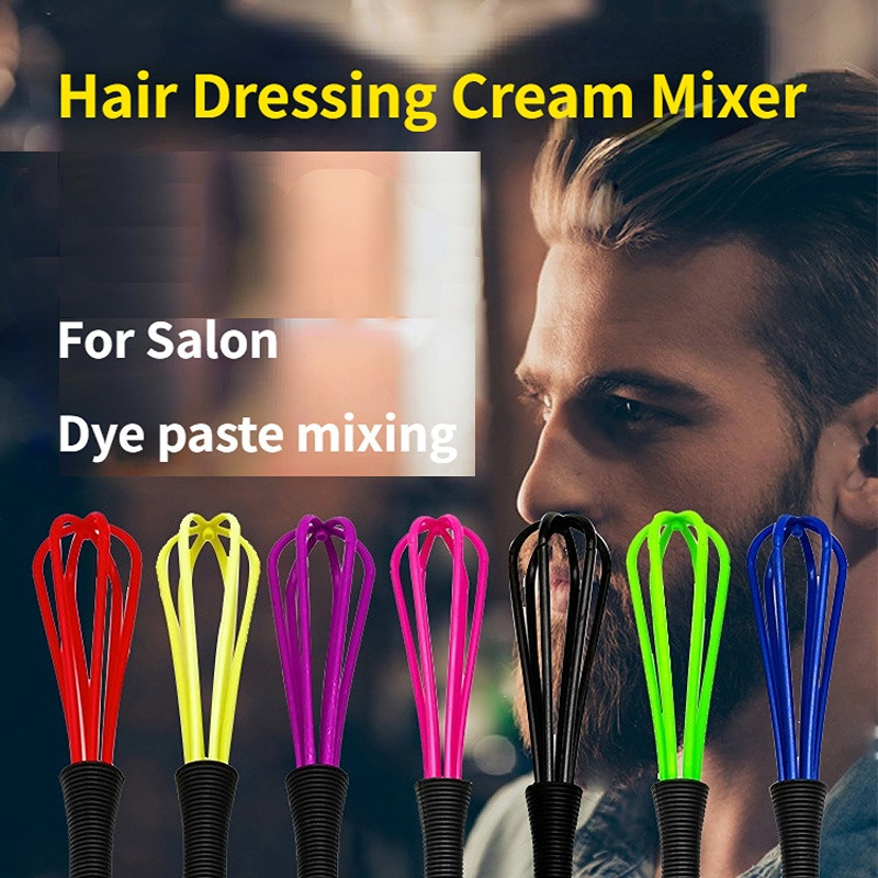 1vnt Mini plaukų spalvų maišytuvas Kirpėjas Maišytuvas Blender Plaukų Priežiūra Stiliaus Įrankiai Salonas Kirpykla Dažų Kremas Plakinys Salono priedai