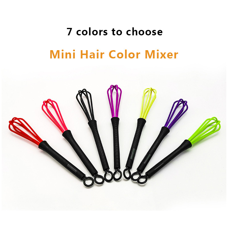 1vnt Mini plaukų spalvų maišytuvas Kirpėjas Maišytuvas Blender Plaukų Priežiūra Stiliaus Įrankiai Salonas Kirpykla Dažų Kremas Plakinys Salono priedai