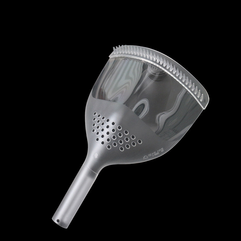 Salono kirpimo veido kaukė Plaukų dažymo apsauginis dangtelis Daugkartinio naudojimo rankinė plaukų lako kaukė Profesionalūs kirpėjo priedai