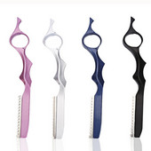 10 τμχ λεπίδα + 1 τεμ. ψαλίδι αραίωσης Barber Feathering Stylist Περιποίηση Κομμωτηρίου Κομμωτήριο από ανοξείδωτο ατσάλι Επαγγελματικό εργαλείο