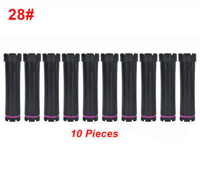 10gab/komplekts Elektriskie apsildāmie matu ruļļi ar klipšiem īpaši gari 12,5 cm digitālie ilgviļņi ruļļi stieņi stieņi sūkļa skavu komplekts 220V 1597