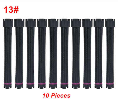 10gab/komplekts Elektriskie apsildāmie matu ruļļi ar klipšiem īpaši gari 12,5 cm digitālie ilgviļņi ruļļi stieņi stieņi sūkļa skavu komplekts 220V 1597