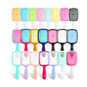 Χτένια μαξιλαριού αέρα με φαρδιά δόντια Γυναικείες Μασάζ χτένα μαλλιών Βούρτσα μαλλιών με χτένα για το σπίτι Σαλόνι DIY Εργαλεία κομμωτικής
