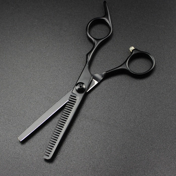 професионална японска стомана 6\'\' черен винт ножици за подстригване изтъняване фризьорски ножици фризьорски ножици
