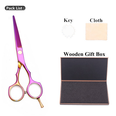 Ψαλίδι τρίχας 5,5" Ιαπωνίας Ατσάλινο ψαλίδι κοπής μαλλιών Barber Shop Κομμωτήριο Αραίωση Ψαλίδια 1104# Salon Beauty Customize Lgoo