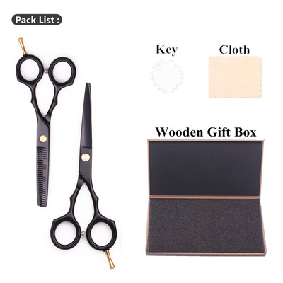 Ψαλίδι τρίχας 5,5" Ιαπωνίας Ατσάλινο ψαλίδι κοπής μαλλιών Barber Shop Κομμωτήριο Αραίωση Ψαλίδια 1104# Salon Beauty Customize Lgoo