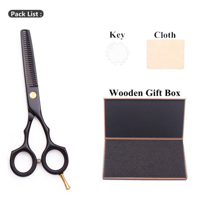 Ψαλίδι τρίχας 5,5" Ιαπωνίας Ατσάλινο ψαλίδι κοπής μαλλιών Barber Shop Κομμωτήριο Αραίωση Ψαλίδια 1104# Salon Beauty Customize Lgoo