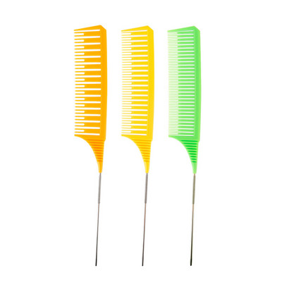 3 vnt. Plaukų šepetys Plaukų formavimo šukos su uodegomis Šukų rinkinys Dažymas Dažymo Šukos Saloninis Įrankis Skirstymas Paryškinimas Audimas Pjovimo Šukos