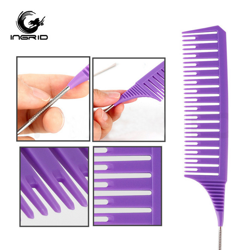 3 vnt. Plaukų šepetys Plaukų formavimo šukos su uodegomis Šukų rinkinys Dažymas Dažymo Šukos Saloninis Įrankis Skirstymas Paryškinimas Audimas Pjovimo Šukos