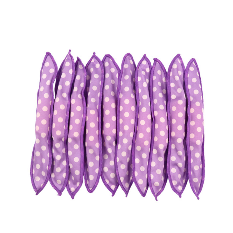 10 vnt. Nešildomi garbanojimo strypeliai Lazy Hair Susuktukai Be karštų plaukų voleliai Miego garbanos Minkštos putos volelis Perm Rod plaukų formavimo įrankiai