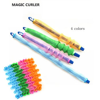 12 ΤΕΜ. Magic μπουκλών μαλλιών No Harm to Hair DIY Rollers Wave Curl Φορητά μπαστούνια χτενίσματος 30cm Ανθεκτικά Εργαλεία styling για μπούκλες