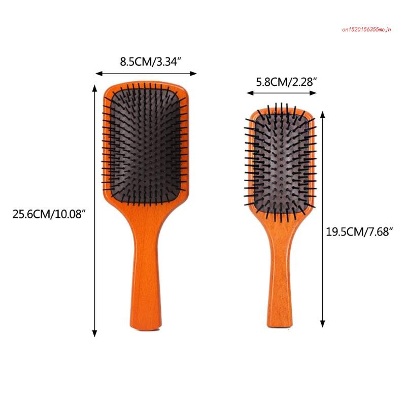 Professzionális Detangler Brush Paddle Comb hajkefék nőknek Férfiak és Gyermekek Drop Shipping