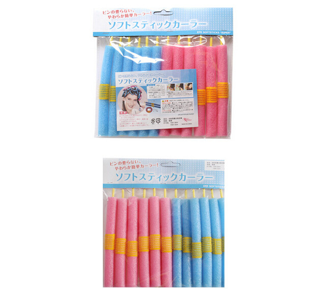 24vnt/12vnt/5vnt Minkštos kempinės putplasčio plaukų suktuko volelis Easy Curlring Styling Salon Kirpykla Kirpykla Šukuosenos Twist įrankiai