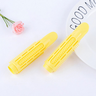 2 vnt. Plaukų šaknų pūkuotas plaukų segtukas kirpčiukai Besiūliai fiksuoti plaukų segtukai Galvos viršus Pūkuotas garbanojimo plaukų volelis Lazy Styling Barrel Susuktuvas