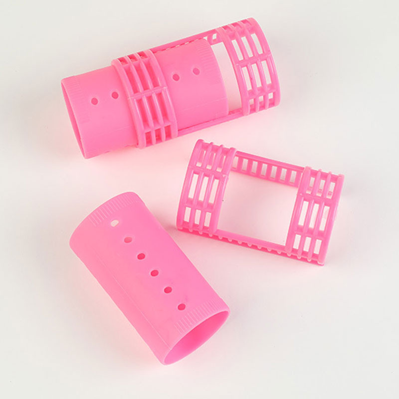 Steam Perm Rolls Plastic Lazy Roller Random Color Steam Perm Flexi Rods DIY Multi Size Magic Curling Tool with Clip Matu kopšana