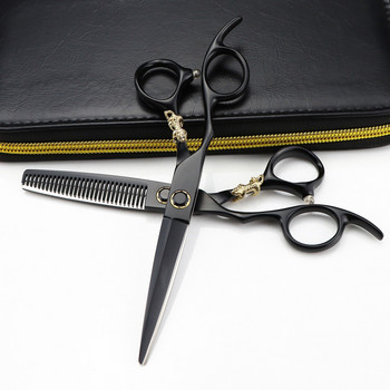 Професионална Япония 440c 6 \'\' лява ножица Лагерна ножица за подстригване фризьорски фризьорски фризьорски ножици фризьорски ножици