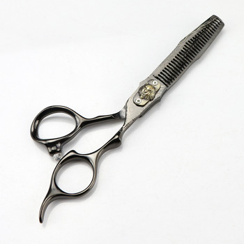 Професионална 6\'\' висококачествена черна дамаска ножица Тигрова ножица за подстригване фризьорска прическа фризьорска ножица фризьорска ножица