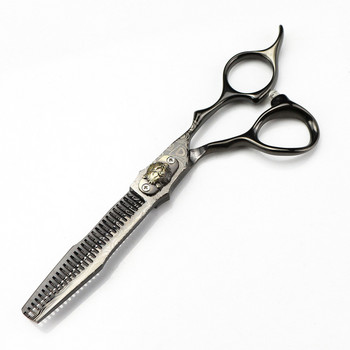 Професионална 6\'\' висококачествена черна дамаска ножица Тигрова ножица за подстригване фризьорска прическа фризьорска ножица фризьорска ножица