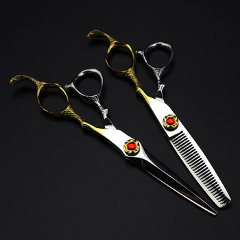 Професионална японска 440c 6\'\' висококачествена ножица Змийска ножица за подстригване фризьорска прическа фризьорска ножица фризьорска ножица