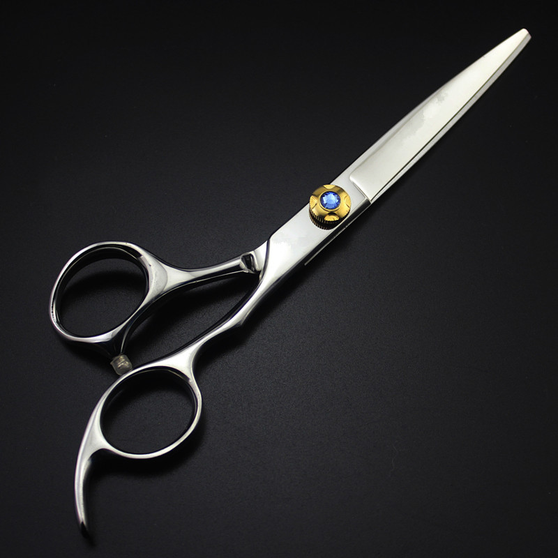 Set de foarfece de păr cu geme de 6 inci profesionale Japonia 440c set de tuns salon de frizer makas foarfece de subțiere foarfece de coafură