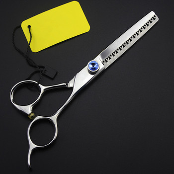Нови луксозни професионални 6-инчови ножици за коса Japan 440c ножици за подстригване на грим 50% изтъняваща ножица фризьорски ножици