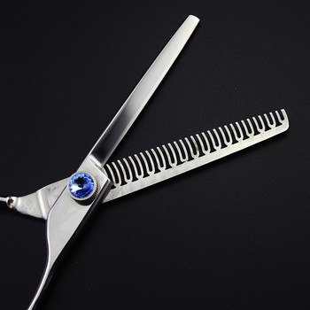 Нови луксозни професионални 6-инчови ножици за коса Japan 440c ножици за подстригване на грим 50% изтъняваща ножица фризьорски ножици