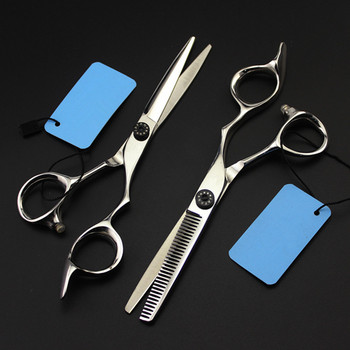 Професионална япония 440 6 инча Big Circles cut ножици за коса комплект фризьорски ножици за подстригване фризьорски ножици