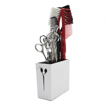 Калъф за стойка за фризьорски ножици Фризьорски салон Щипки за коса Кутия за съхранение Органайзер Държач за гребен Бръснар Стойка за съхранение Инструмент