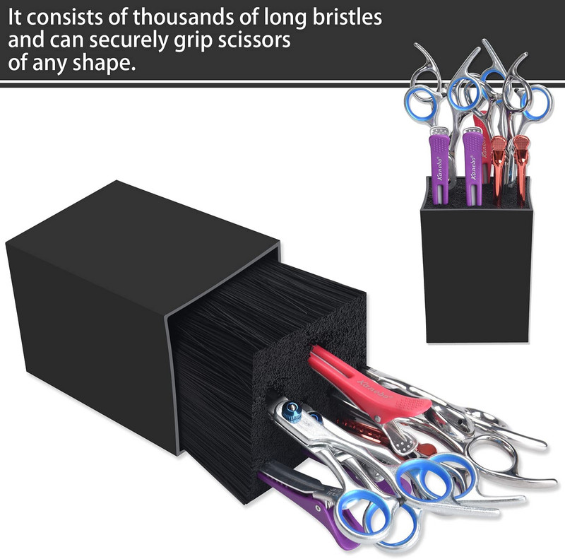 Fodrász olló Állvány tok Szalon Fodrász Hajkapcsok Tároló doboz Szervező Fésűtartó Fodrász Tároló Állvány Szerszám