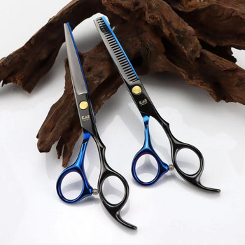 Kasho Professional 6 inch Hiar Scissors Салон Бръснарски ножици Фризьорски ножици Подстригване Изтъняване Инструмент за оформяне