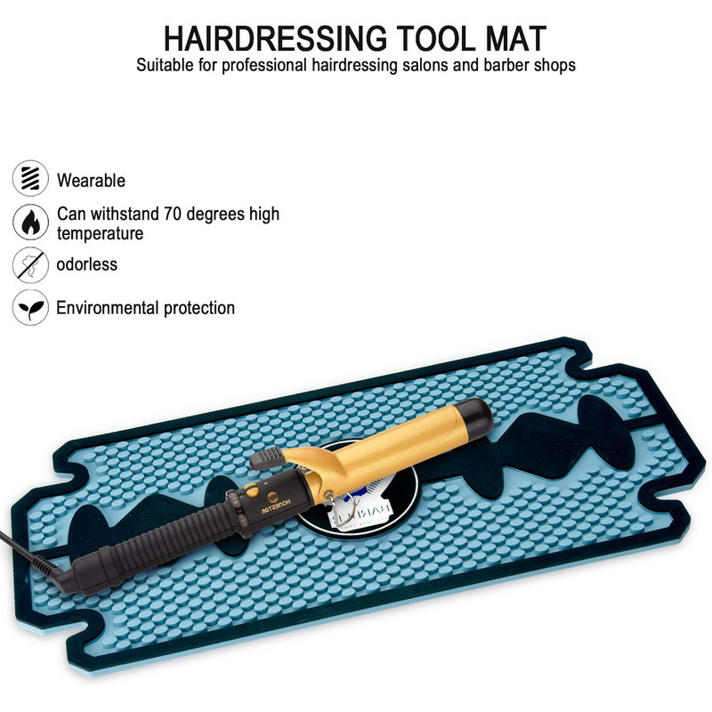 Neklizajuća podloga za frizerski alat Alat za brijačnicu Protuklizna podloga Frizerski aparati za šišanje Škare Podloga za prikaz