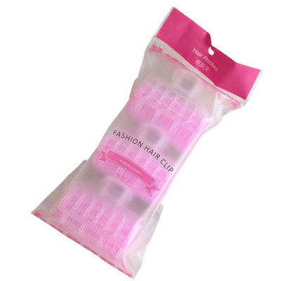 3gab/iepakojumā Matu ruļļi Bangs Roll Curler Matu ruļļi Plastmasa Pašlīmējošs matu lokošanas frizieru rīks Meitenes pūkainu sprādzienu rīks