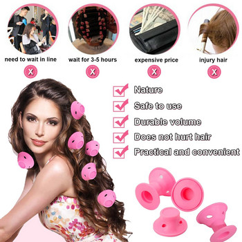 Magic Hair Roller for Women Απαλό μπούκλες σιλικόνης No Heat Heatless curls DIY Curling Modeler Hair Styling Tools Dropshipping
