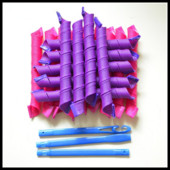 Matu rullīši Gliemežu forma nav viļņveida 52cm 18gab 3 stieņi spirālveida apaļas cirtas Matu ruļļi Mīksti matu ruļļi Bendy matu ruļļi DIY