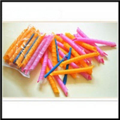 Matu rullīši Gliemežu forma nav viļņveida 52cm 18gab 3 stieņi spirālveida apaļas cirtas Matu ruļļi Mīksti matu ruļļi Bendy matu ruļļi DIY